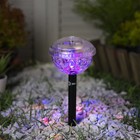 Садовый светильник «ЭРА» на солнечной батарее, 10 × 32 × 10 см, свечение мульти - фото 5172930