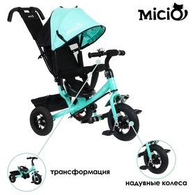 {{photo.Alt || photo.Description || 'Велосипед трехколесный Micio Classic Air, надувные колеса 10&quot;/8, цвет тиффани'}}
