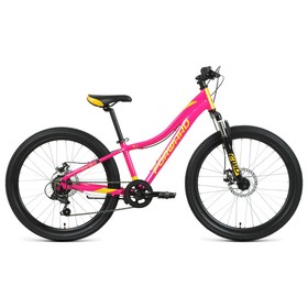 Велосипед 24" Forward Jade 2.0 D, 2022, цвет розовый/золотой, размер 12"