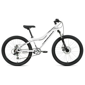 Велосипед 24" Forward Titan 2.0 D, 2022, цвет белый/черный, размер 12"