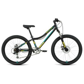 Велосипед 24" Forward Titan 2.0 D, 2022, цвет черный/желтый, размер 12"