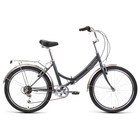 Велосипед 24" Forward Valencia 2.0, 2022, цвет темно-серый/зеленый, размер 16" - фото 6900487