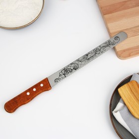 {{photo.Alt || photo.Description || 'Нож для бисквита двусторонний «Завитки»«, 38 х 3 см, лезвие 25 см'}}