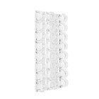 Держатель самоклеящийся для проводов и гирлянд ТУНДРА krep, 15х40 мм, прозрачный, 7557841