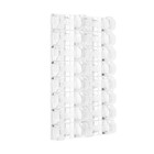 Держатель самоклеящийся для проводов и гирлянд ТУНДРА krep, 15х40 мм, прозрачный, 7557841