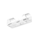 Держатель самоклеящийся для проводов и гирлянд ТУНДРА krep, 15х40 мм, прозрачный, 7557841