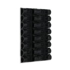 Держатель самоклеящийся для проводов и гирлянд ТУНДРА krep, 15х40 мм, цвет черный, 16 шт 7557843