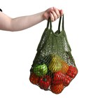 Авоська 34 х 34 см, ручка 12 см, клетка 1.5 см, зелёная 7580703