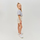 Шорты для девочки MINAKU: Cotton Collection цвет бежевый, рост 152 - фото 801648884