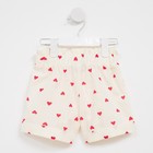 Шорты для девочки MINAKU: Cotton Collection цвет бежевый, рост 152 - фото 801648887