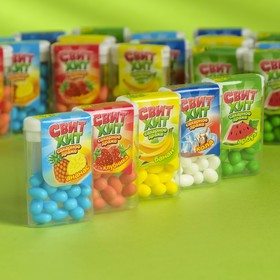Драже сахарное "Свит хит", ассорти в стенде, 12 г (90 шт)