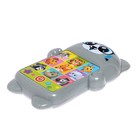 Музыкальный телефончик «Любимый котик», новогодний, звук, свет, цвет серый - фото 801651852