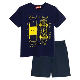 Комплект для мальчика (футболка-шорты), рост 110 см