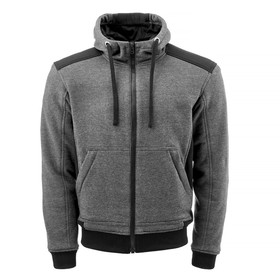 Текстильная кофта с капюшоном MOTEQ Perk, мужская, серый/черный, XXL 9033098