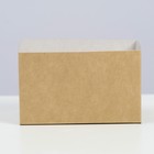 Упаковка для картофеля фри, крафтовая, 7 x 10 x 6 см 7876227