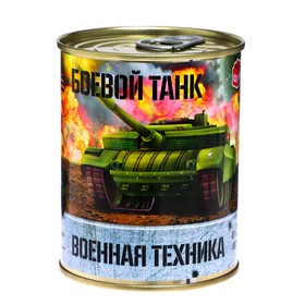 Танк в банке "Военная техника" в Донецке