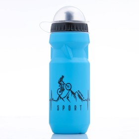 Бутылка для воды велосипедная 650 мл "Мастер К.", . микс