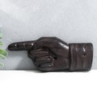 Сувенир чугун "Рука - указатель налево" 8,4х2,5х20,3 см - фото 5210443