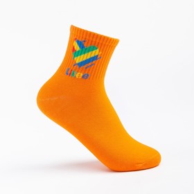 Носки детские Likee, цвет оранжевый, размер 20 (8-10 лет)