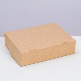 Упаковка для продуктов, с термоламинацией, 21 х 16 х 5,5 см