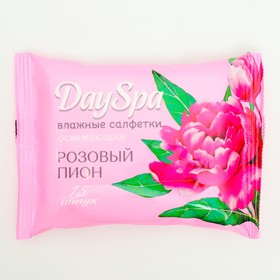 Влажные салфетки «Day Spa», освежающие, с ароматом цветов, 15 шт.