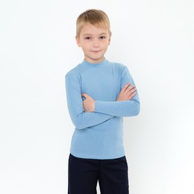 Водолазка для мальчика, цвет голубой, рост 122 см