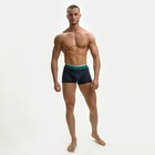 Трусы боксеры мужские, цвет тёмно-синий МИКС, размер 50 - фото 802541943