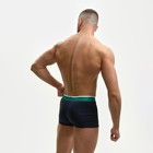 Трусы боксеры мужские, цвет тёмно-синий МИКС, размер 50 - фото 802541937