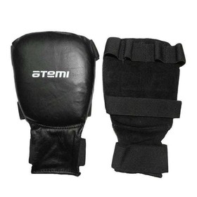 Перчатки для карате Atemi PKP-453, кожа, цвет чёрный, размер XL