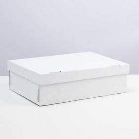 Коробка складная, крышка-дно 30 х 20 х 9 см, белая