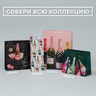 Пакет под бутылку «Игристое», 13 х 36 х 10 см - фото 802604165