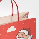 Пакет подарочный «Дед мороз», 22 × 22 × 11 см 7661227