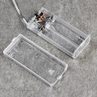 Гирлянда «Нить» 1.6 м с насадками «Шарики с оленем», IP20, прозрачная нить, 15 LED, свечение тёплое белое, ААх2 7690097