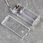 Гирлянда «Нить» 1.6 м с насадками «Шарики со звездой», IP20, прозрачная нить, 15 LED, свечение белое, ААх2 7690098