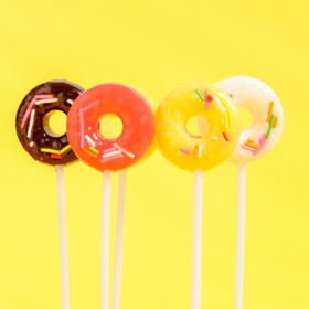 Леденец на палочке Донат, 15 г, набор 30 шт. (30 шт)