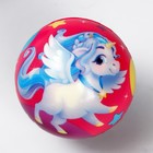 Мягкий мяч «Единорог», 6.3см, МИКС - фото 108194902