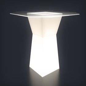 Светодиодная фигура светящийся стол "Prismo", 74x110 см, 240В, IP65, RGB