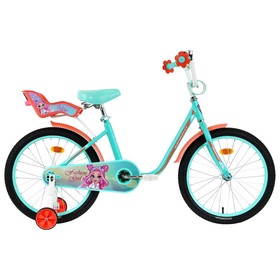 Велосипед 20" Graffiti Fashion Girl, цвет тиффани/персиковый