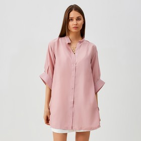 Рубашка женская MINAKU: Casual collection цвет розовый, р-р 52