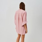 Рубашка женская MINAKU: Casual collection цвет розовый, р-р 52 - фото 801846645