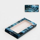 Коробка для шоколада «Голубые ели», с окном, 17,3 × 8,8 × 1,5 см - фото 5387810