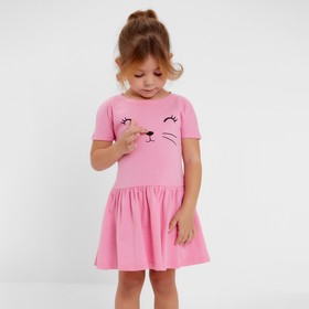 Платье для девочки, цвет розовый рост 104
