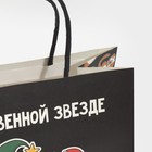 Пакет подарочный «Звезда», 22 × 22 × 11 см 7661233