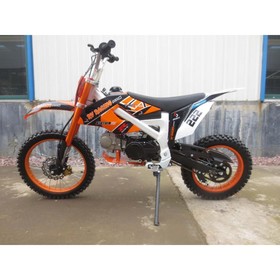 Питбайк Vento PitBike 17"/14"  125сс, кик-/эл.стартер, фара, стоп сигнал, зеркала, оранжевый   70081 7008133