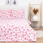 Постельное бельё LoveLife 2сп Pink leopard 175х215 см, 200х225 см, 50х70см-2шт, 100%хлопок, сатин, 125г/м 7841029 - фото 6538155