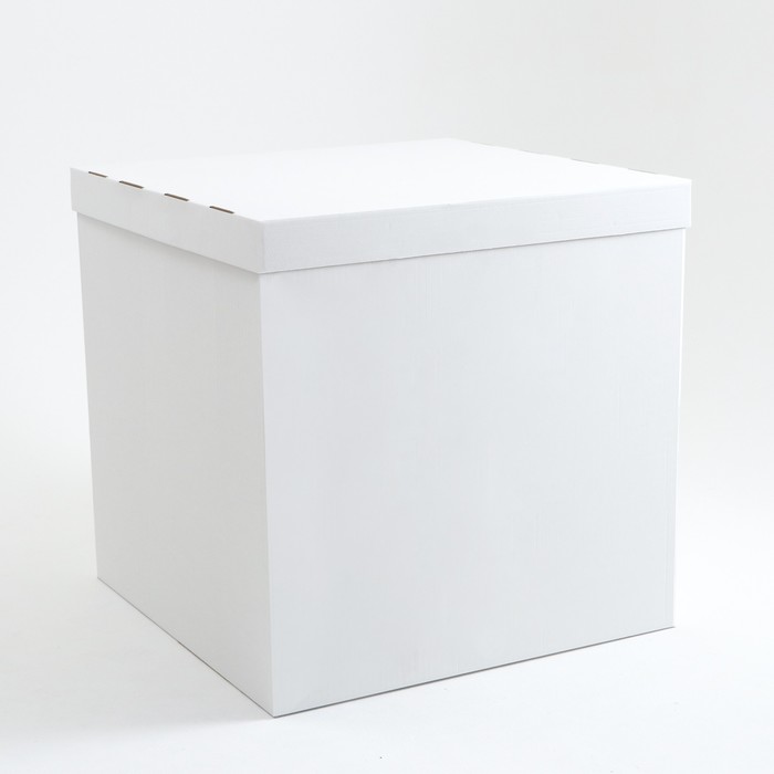 Коробка для воздушных шаров, белая, 100 х 100 х 100 см - фото 10707551