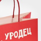 Пакет подарочный «Уродец», 22 × 22 × 11 см 7661215