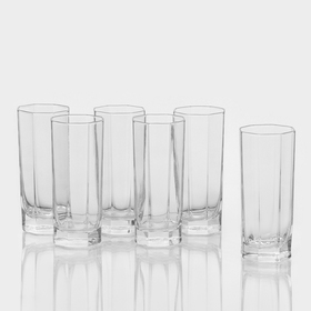Набор стаканов высоких для коктейля Kosem, 265 мл, 6 шт