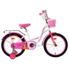 Велосипед 18" Graffiti Premium Girl, цвет белый/розовый - фото 5270919