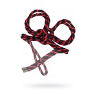 Наручники-оковы из хлопковой веревки «Узел-Омега», 3,5 м, цвет чёрно-красный